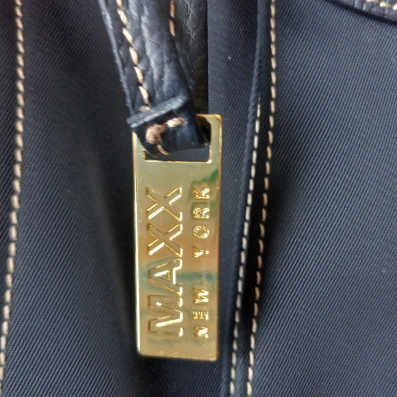 NWT MAXX NY Nylon Leather Trim 3 compartment Dust Cover - Picture 6 of 13